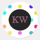 Recherche de confetti autocollants Pois