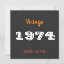 Recherche de qui 1974 vœux cartes Pour lui