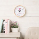 Recherche de capricieux horloges Rose