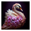 Zoek naar zwanen posters Bloemen