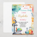 Recherche de la science anniversaire invitations Fête d'anniversaire de science