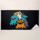 Recherche de halloween serviettes de plage Monstre