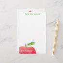 Zoek naar leraar briefpapier Appel
