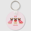 Zoek naar schattige pug sleutelhangers Liefhebber