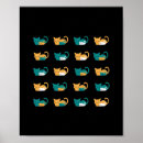 Zoek naar kattenkunst posters Schattige kat
