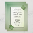 Recherche de gaélique invitations Shamrock