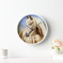 Recherche de beau cheval horloges Poney