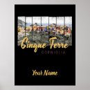 Recherche de terre de cinque posters Riomaggiore