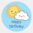 Zoek naar kawaii zon stickers Wolk