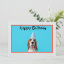 Recherche de chiot vœux cartes Beagle