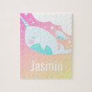 Recherche de narwhal puzzles Licorne