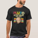 Recherche de pluto tshirts Jamais