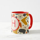 Recherche de années 50 tasses Monogramme