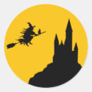 Recherche de balai de sorcière autocollants Silhouette