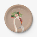 Recherche de fleurs tropicales assiettes en papier Baby shower de fille