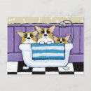 Recherche de baignoire cartes postales Chien