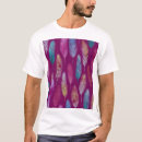 Recherche de plumes colorées tshirts Arrière plan