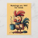 Recherche de café de matin cartes postales Rétro