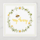 Recherche de abeilles mignonnes cartes invitations Aquarelle
