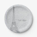 Recherche de tour eiffel vintage assiettes Anniversaire
