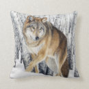 Recherche de loup coussins Rustique
