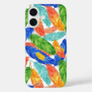 Recherche de plumes colorées iphone coques Aquarelle