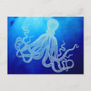 Recherche de monstre de tentacule cartes postales Poulpe