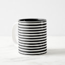 Recherche de motif noir et blanc tasses Rayures