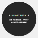 Recherche de lutteur autocollants Guerrier du cancer