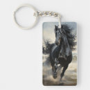 Recherche de cheval noir porteclés Cavalier