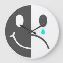 Recherche de visage heureux horloges Triste