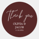 Recherche de thankyou autocollants Élégant