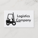 Recherche de logistics cartes visite Chariot élévateur