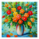 Recherche de vase de fleurs posters Orange