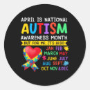 Zoek naar autisme maand stickers Aspergers
