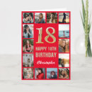 Recherche de anniversaire 18 ans cartes invitations Collage photo