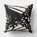 Recherche de papillon noir et blanc coussins Élégant