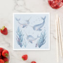 Recherche de poissons mignons serviettes Aquarelle
