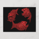 Recherche de carnivore cartes postales Rouge