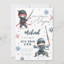 Zoek naar ninja verjaardag uitnodigingen Alle ninja's bellen
