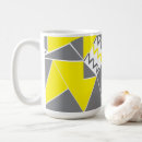 Recherche de zigzag jaune tasses Tendance