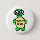 Recherche de tortue mignonne badges Vert