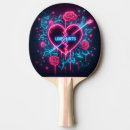 Recherche de amour raquettes ping pong Coeur