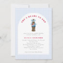 Zoek naar popcorn babyshower uitnodigingen Retro