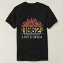 Recherche de vintage 1962 tshirts Anniversaire