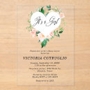 Recherche de cadre de coeur invitations Petite fille