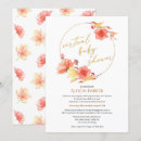 Recherche de zoom baby shower invitations Aquarelle