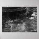 Recherche de douceur posters Noir et blanc