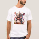 Recherche de rhinocéros tshirts Fleurs