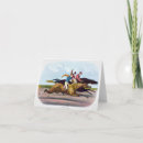 Recherche de jockey vœux cartes Peinture